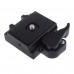 Black Metal Quick Release Plate Clamp Adapter Set For SLR DSLR Camera Tripod Black Metal Quick Release Plate Clamp Adapter Set For SLR DSLR Camera Tripod